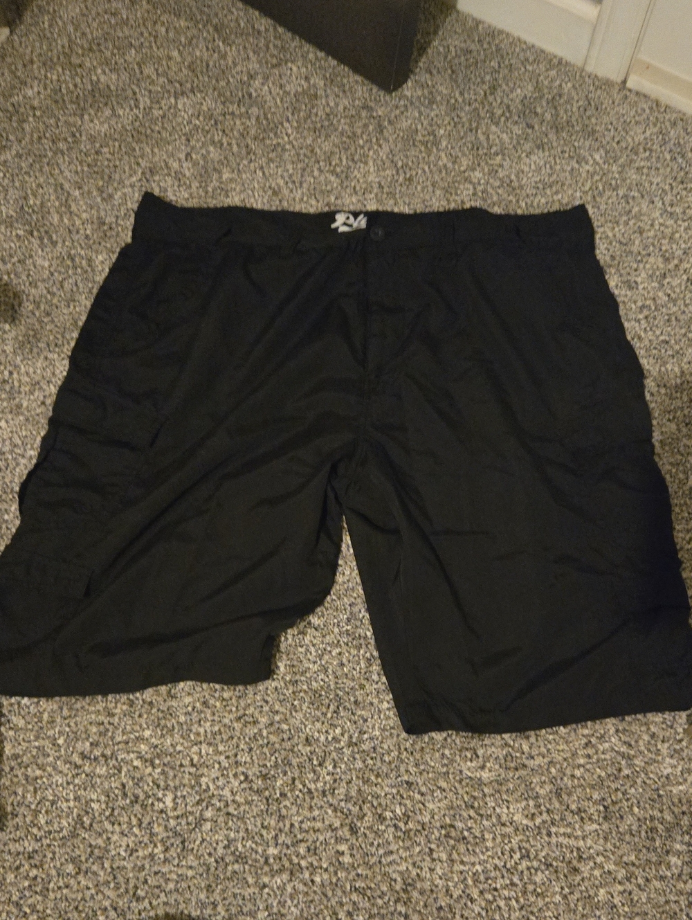 Nwot Plugg Black Cargo Shorts for Men Size 42